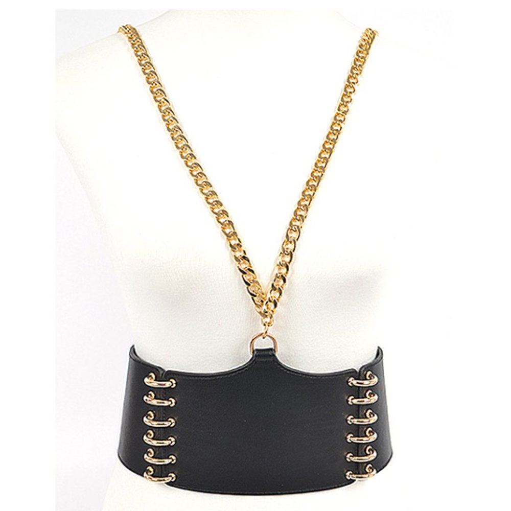 BNWT Plus Size Corset Harness Elastic Stretch Belt
